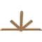 Ekena Millwork Kennewick Timber Gable Bracket, Western Red Cedar, 84"W x 53"H x 1 1/2"D x 5 1/2"F, 15/12 Pitch GBW084X53X0206KEN00SWR - alternate 3